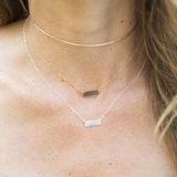 ITTY BITTY BAR NECKLACE (PERSONALIZE)