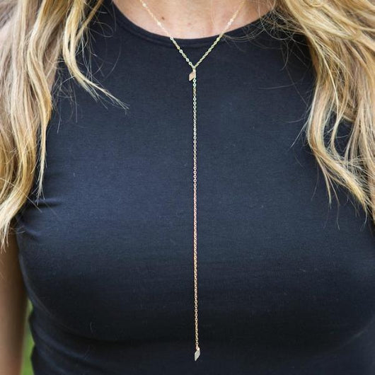 GOLD DIAMOND LARIAT