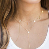 GOLD DIAMOND LARIAT