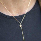GOLD DIAMOND LARIAT