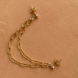 Duo Stud Link XL Earring