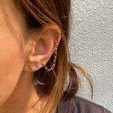 Duo Stud Link Earring