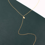 GOLD DIAMOND LARIAT