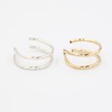 MIDNIGHT DOUBLE EAR CUFF