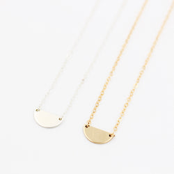 Mini moon necklace