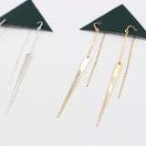 THREADER SPIKE EARRINGS