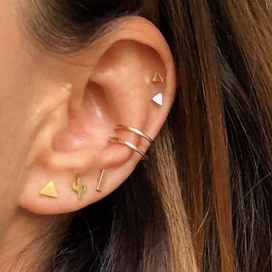 MIDNIGHT DOUBLE EAR CUFF