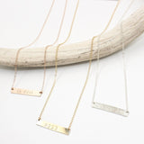 MIDI BAR NECKLACE (CUSTOM/PERSONALIZE)