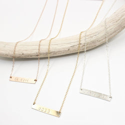 MIDI BAR NECKLACE (CUSTOM/PERSONALIZE)