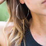 SPIKE HOOP EARRINGS
