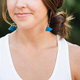 TASSEL HOOP EARRINGS