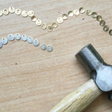 CIRCLE DISC INITIAL NECKLACE (PERSONALIZE)